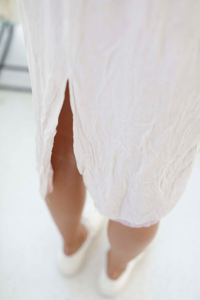 20.2.10 Triple Silk Sleeveless Dress- Ivory