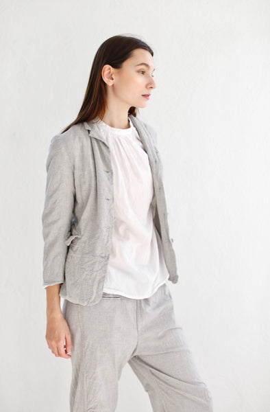 20.2.13 Lined Fitted Jacket, Grey