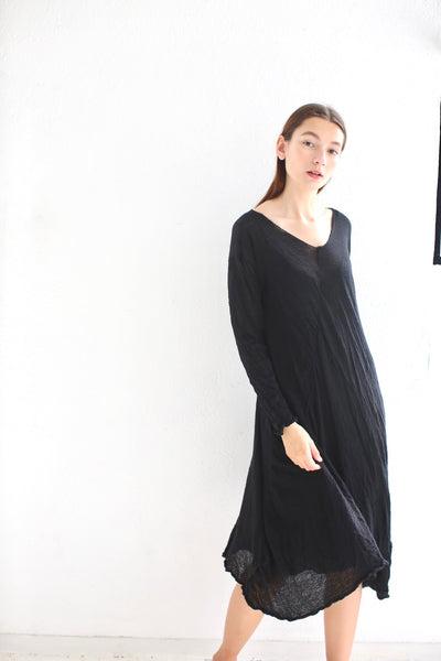 20.3.09 Wooly T-Shirt Dress, Black